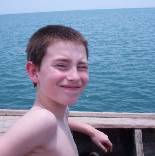 Tugboat Ted on a boat!